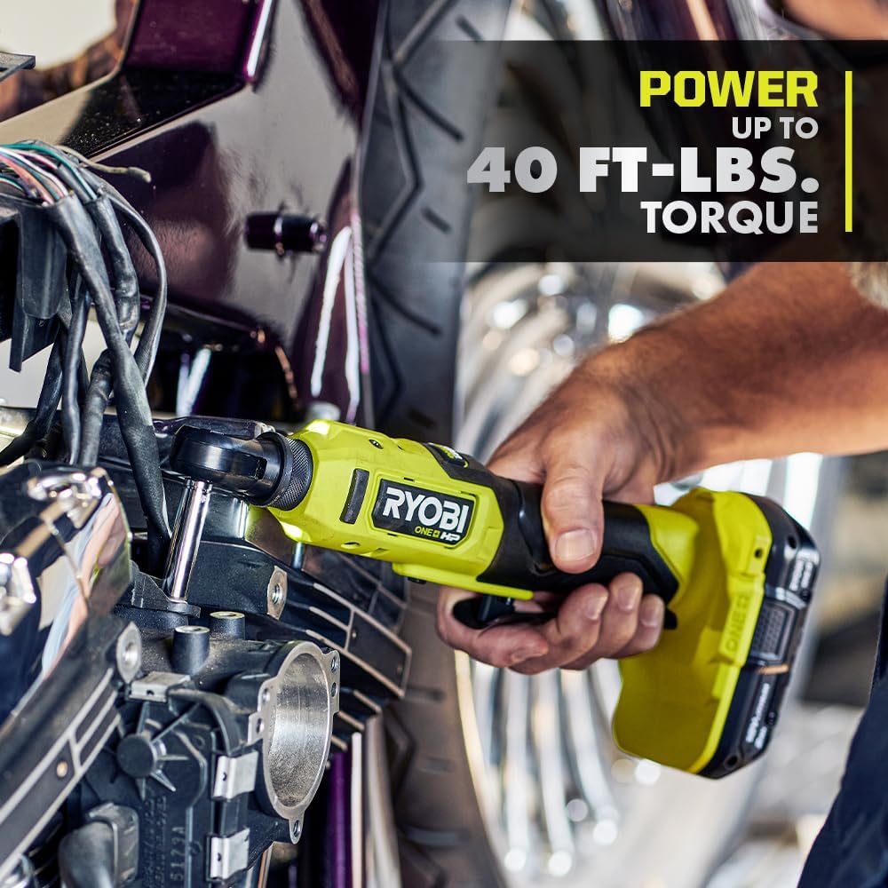 18V 1/4" Brushless Cordless Compact Electric Ratchet Kit with 2.0Ah Lithium Battery and Charger W51967