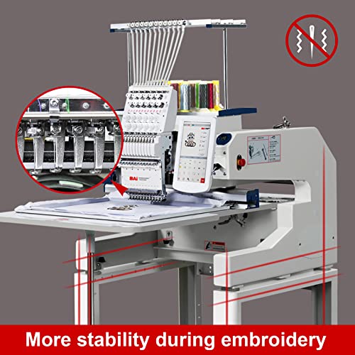 15 Needles Computerized Commercial Embroidery Machine with 15.7"x19.7" Embroidery Area T225009
