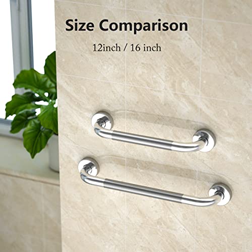 12 Inch Anti Slip Chrome Finish Stainless Steel Bath Grab Bar R93918