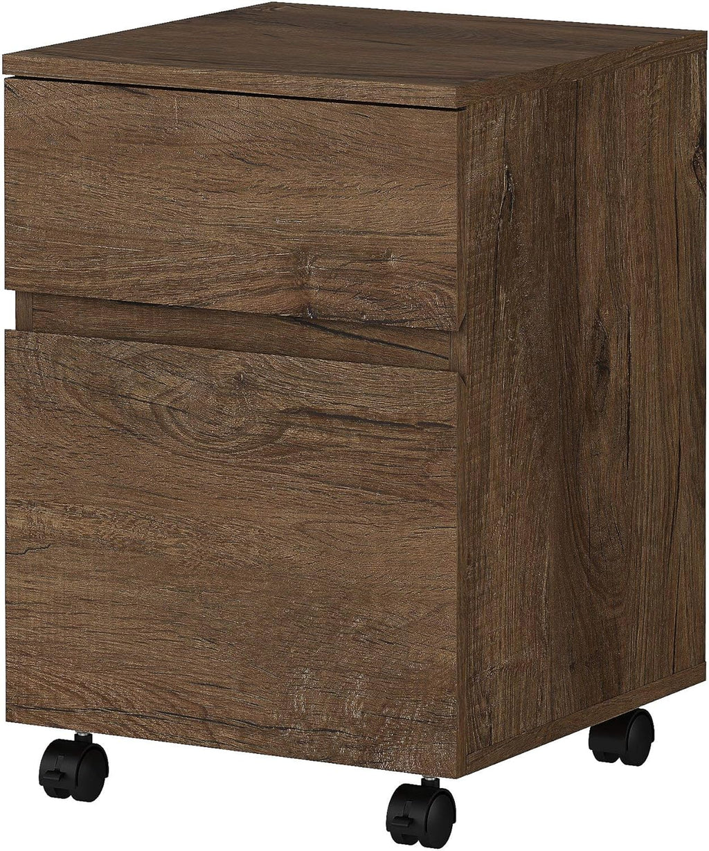 Rustic Brown File Cabinet R255433