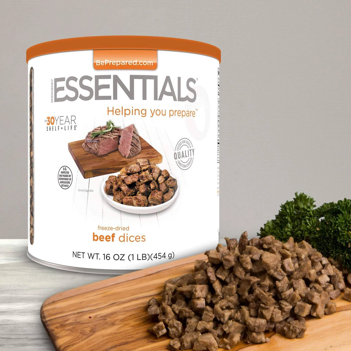 Freeze-Dried Beef Dices (Cooked) Large Can C65496