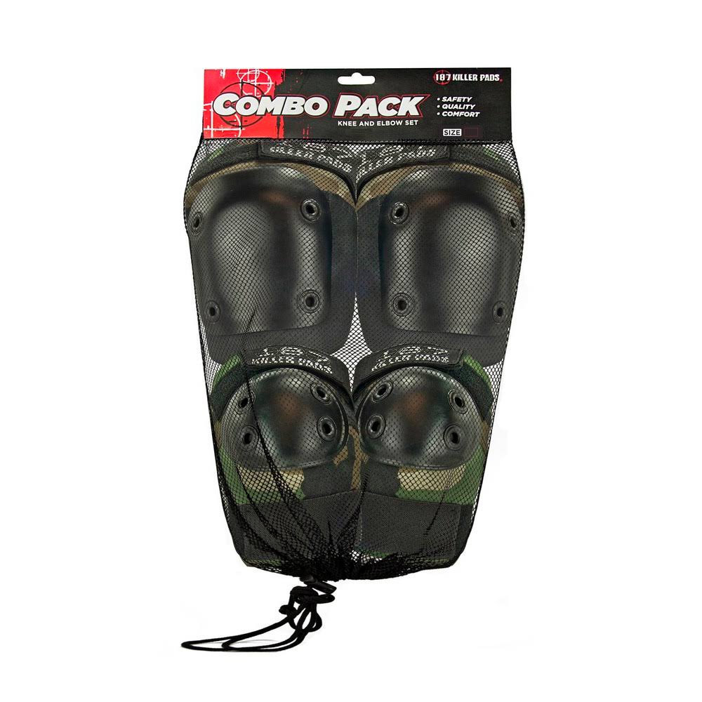 Camo Knee, Elbow & Wrist Skate Pads O877