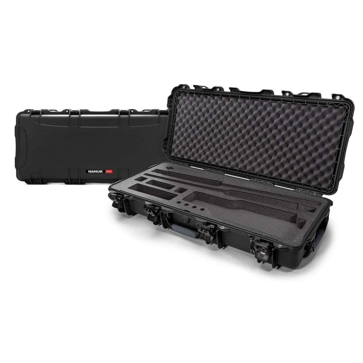 Protective Case with Foam Waterproof Black L257