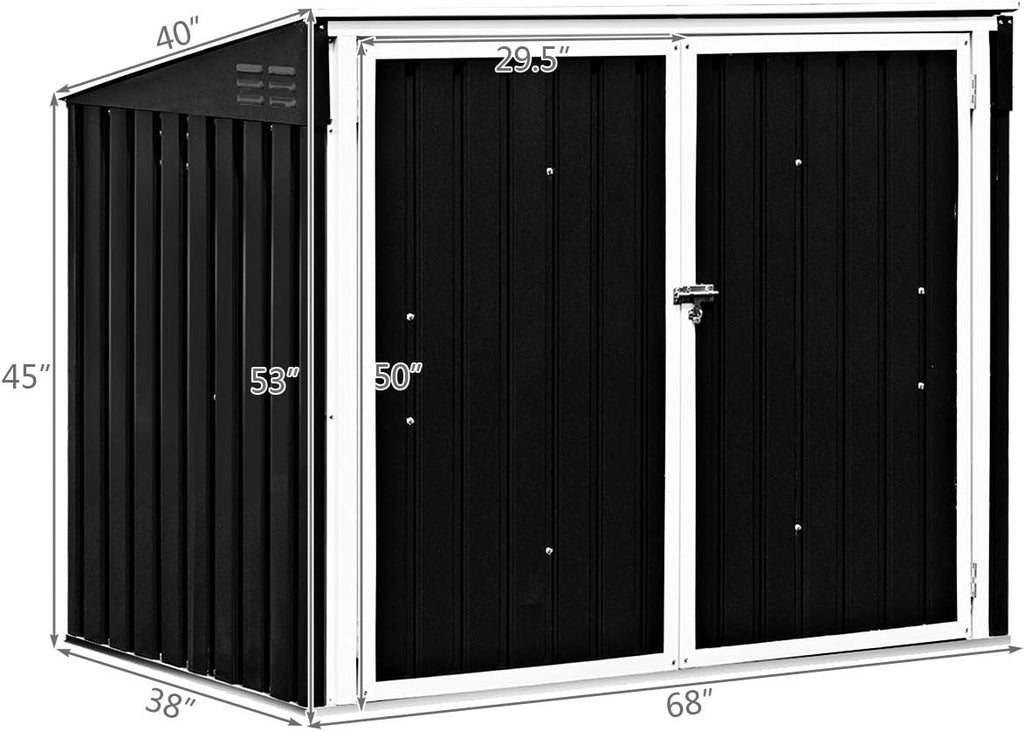 6x3FT Outdoor Storage Shed P537