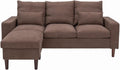 Convertible Sectional L-Shaped Fabric Sofa T813