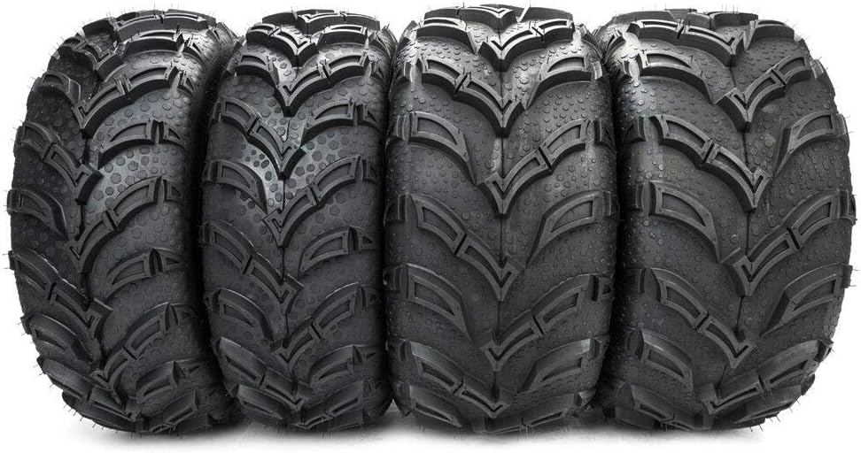 Set of 4 All Terrain ATV UTV Tires 25x8-12 Front 25x10-12 Rear 6PR U7692