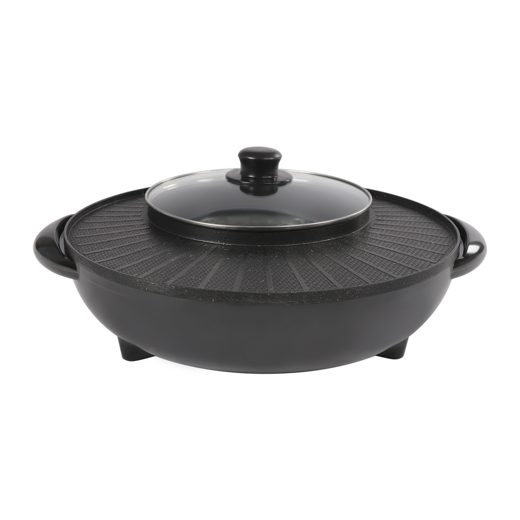 Portable Circular Hotpot Grill Combo Nonstick L17624