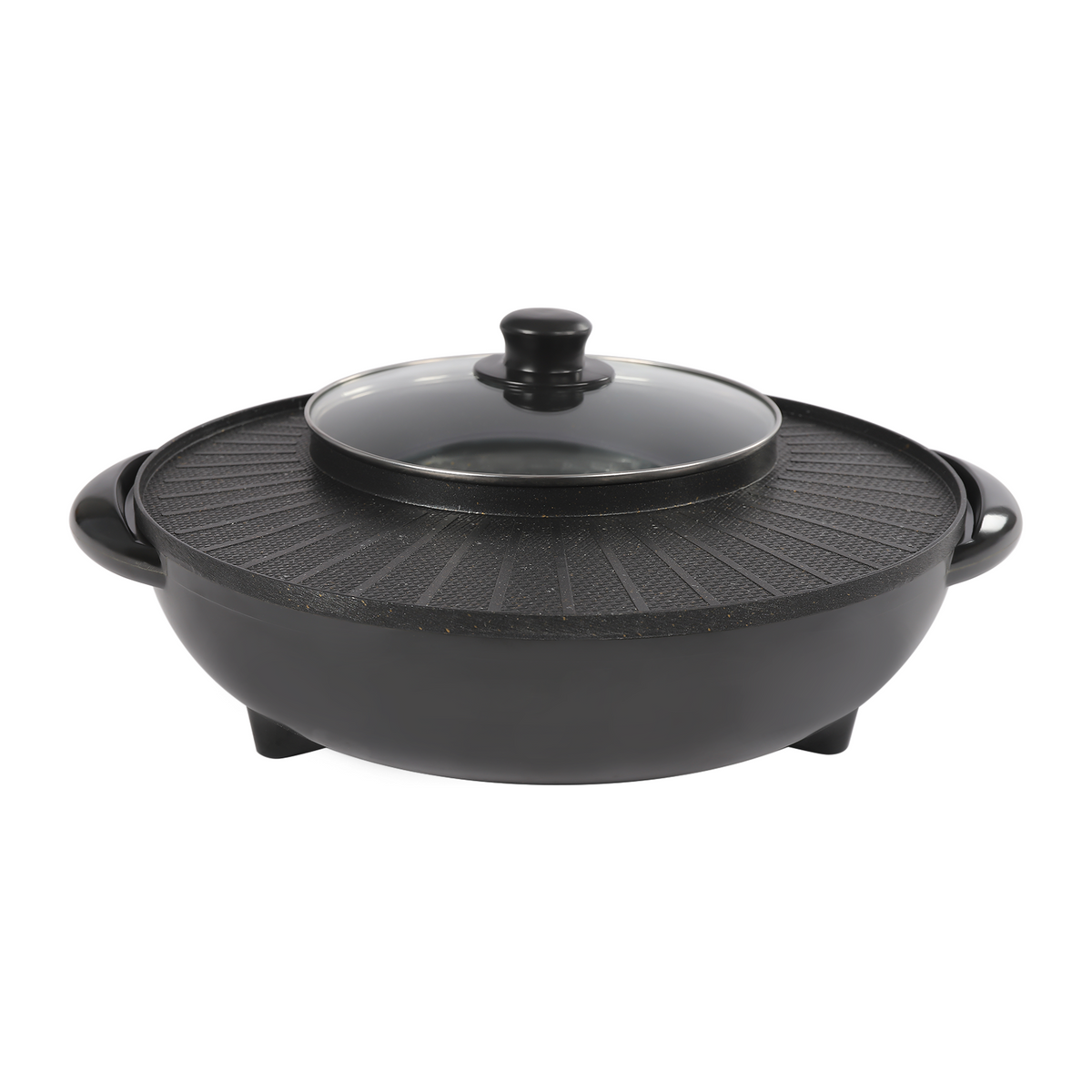 Portable Circular Hotpot Grill Combo Nonstick L17624