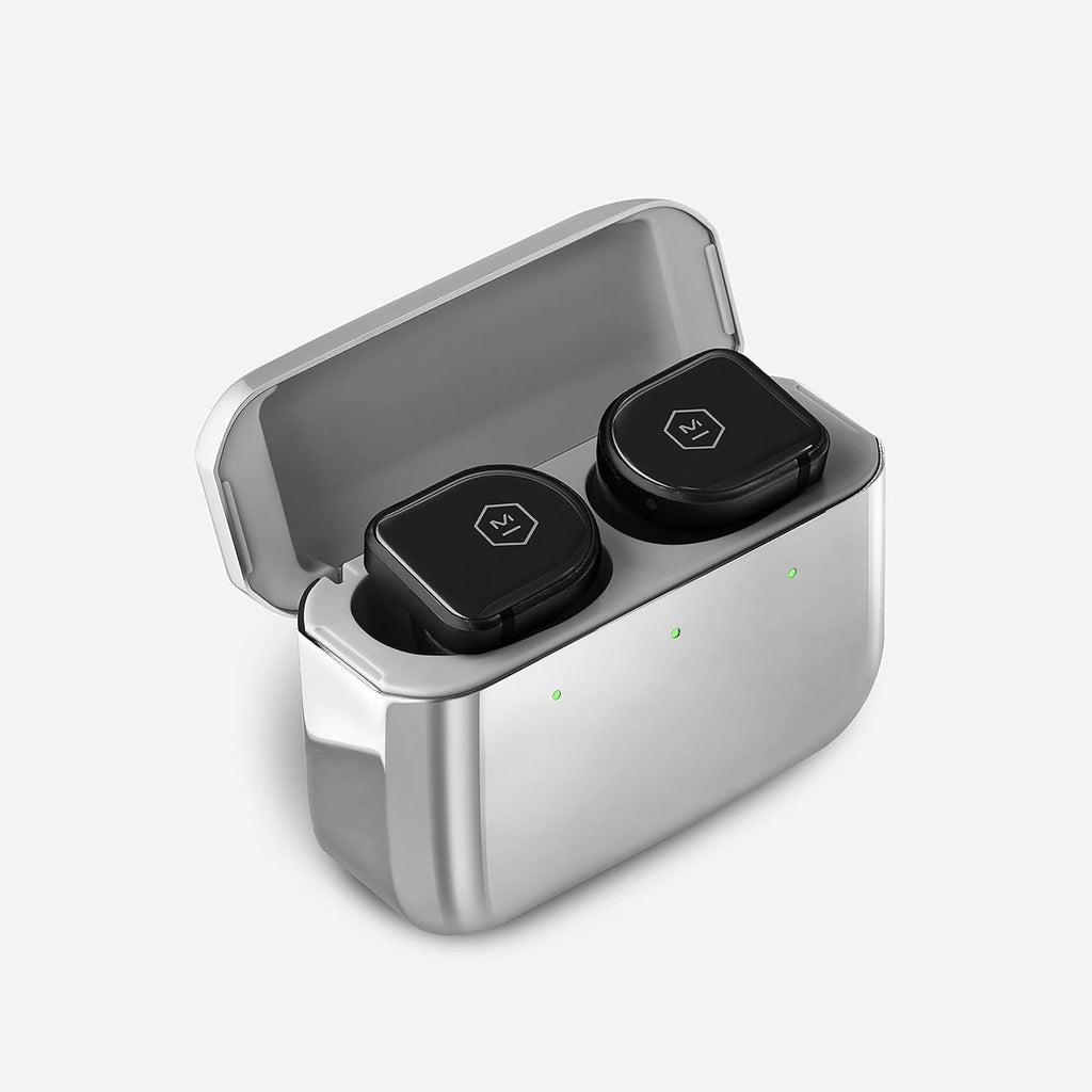 True Wireless Earphones White Ceramic Stainless Steel Case F14757