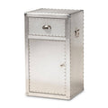 Metal 1-Door Accent Storage Cabinet A3728