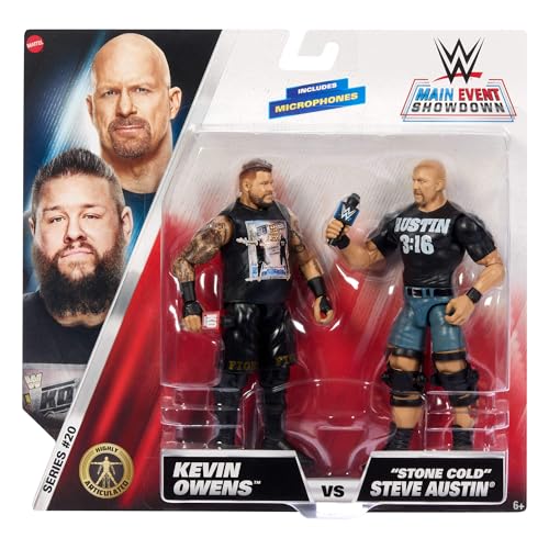 WWE Main Event Championship Showdown 2-Pack Action Figures & Accessory C7800