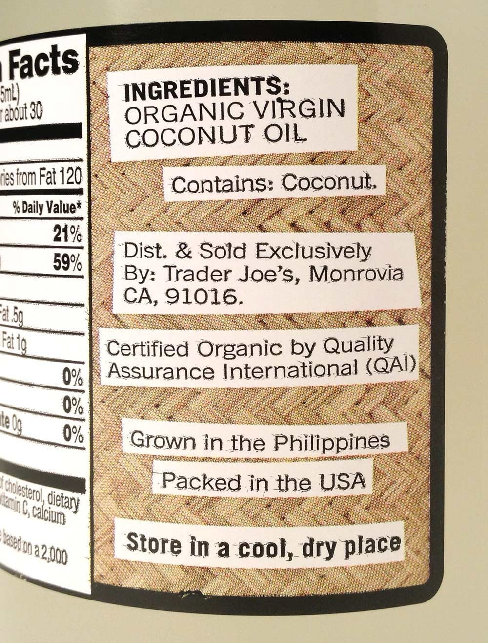 Organic Virgin Coconut Oil, 16 fl oz K31635