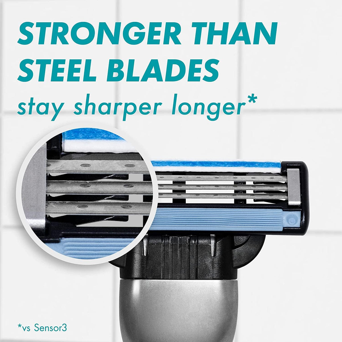 Mach3 Razor Handle + 5 Blade Refills P816