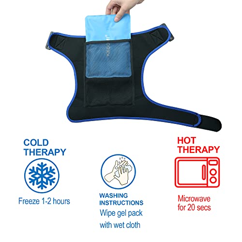 Shoulder Brace Gel Ice Pack K594