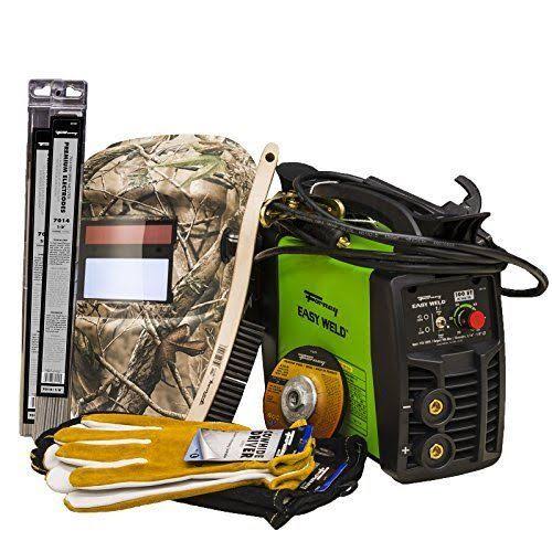 Green Camo Easy Weld Arc Welder Start-Up Kit Q399