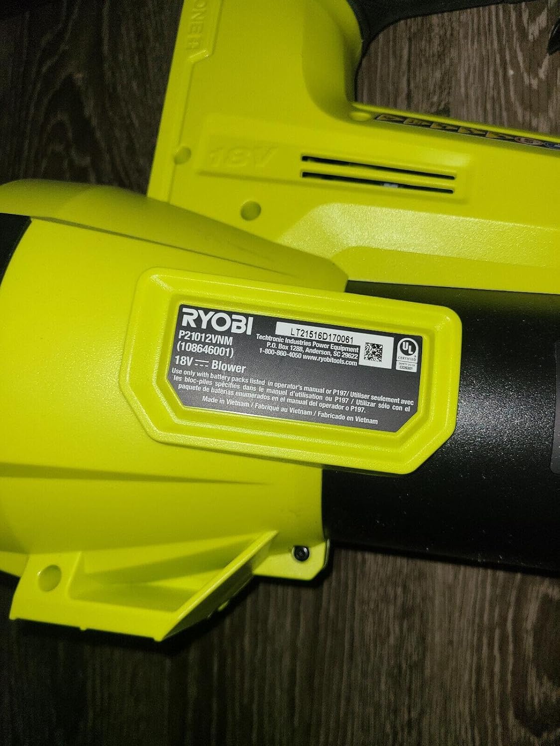 18V Jet Fan Blower Q8853