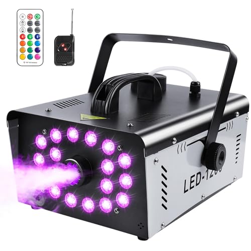 1200W Fog Machine with 18 Lights R3395