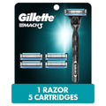 Mach3 Razor Handle + 5 Blade Refills P816