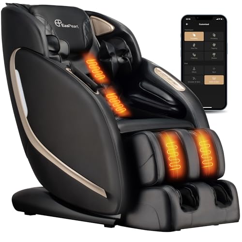 4D Zero Gravity SL Track Shiatsu Massage Chair with Heat O4923