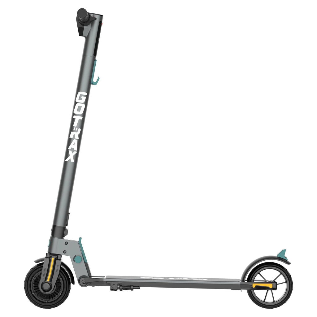Foldable Electric Scooter with 6 Tires, 200W 12mph, Gray M1311