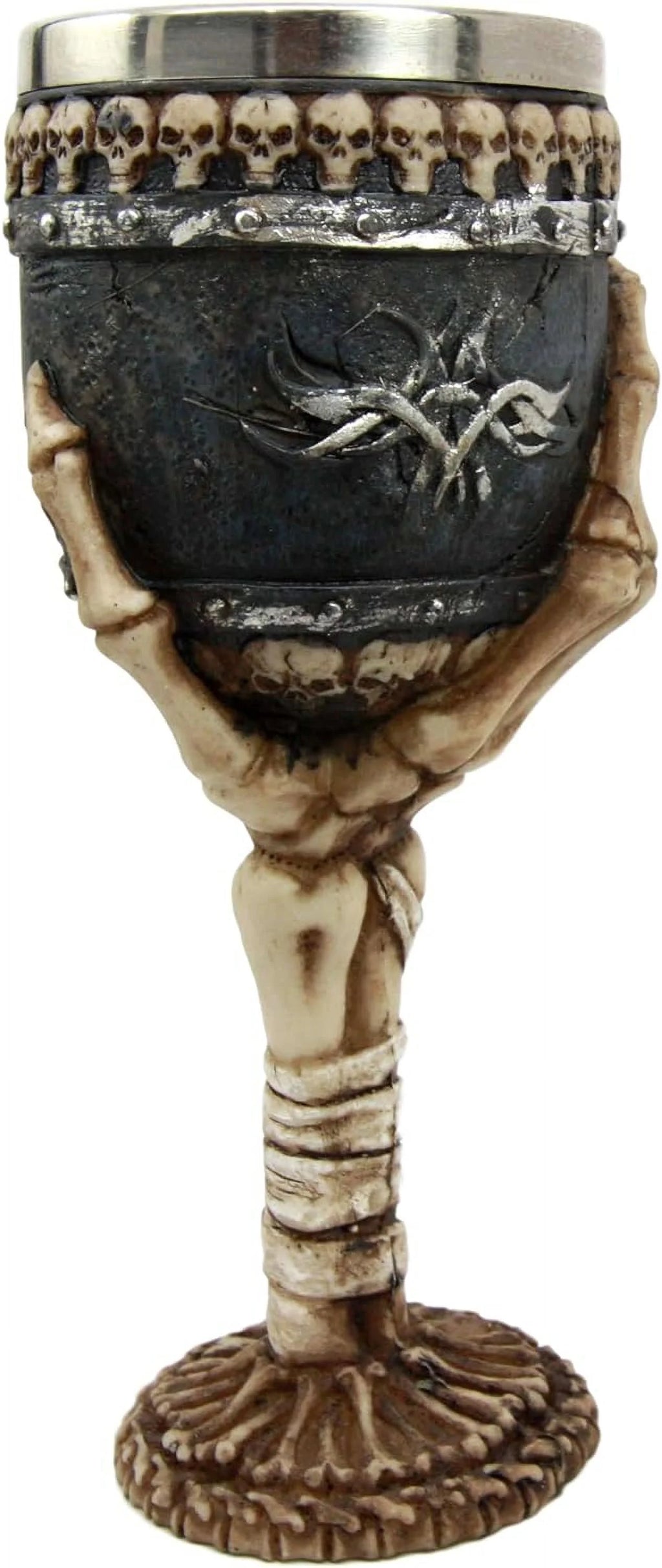 Skeletal Hand 6Oz Wine Chalice Goblet L5179