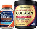 Multi Collagen Peptides Powder 16oz and Multi Collagen Capsules 90 Caps N813272
