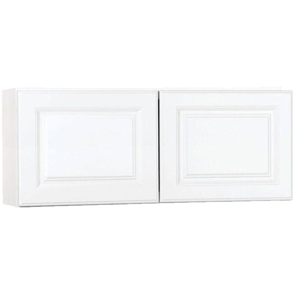 Satin White Wall Bridge Kitchen Cabinet I6317