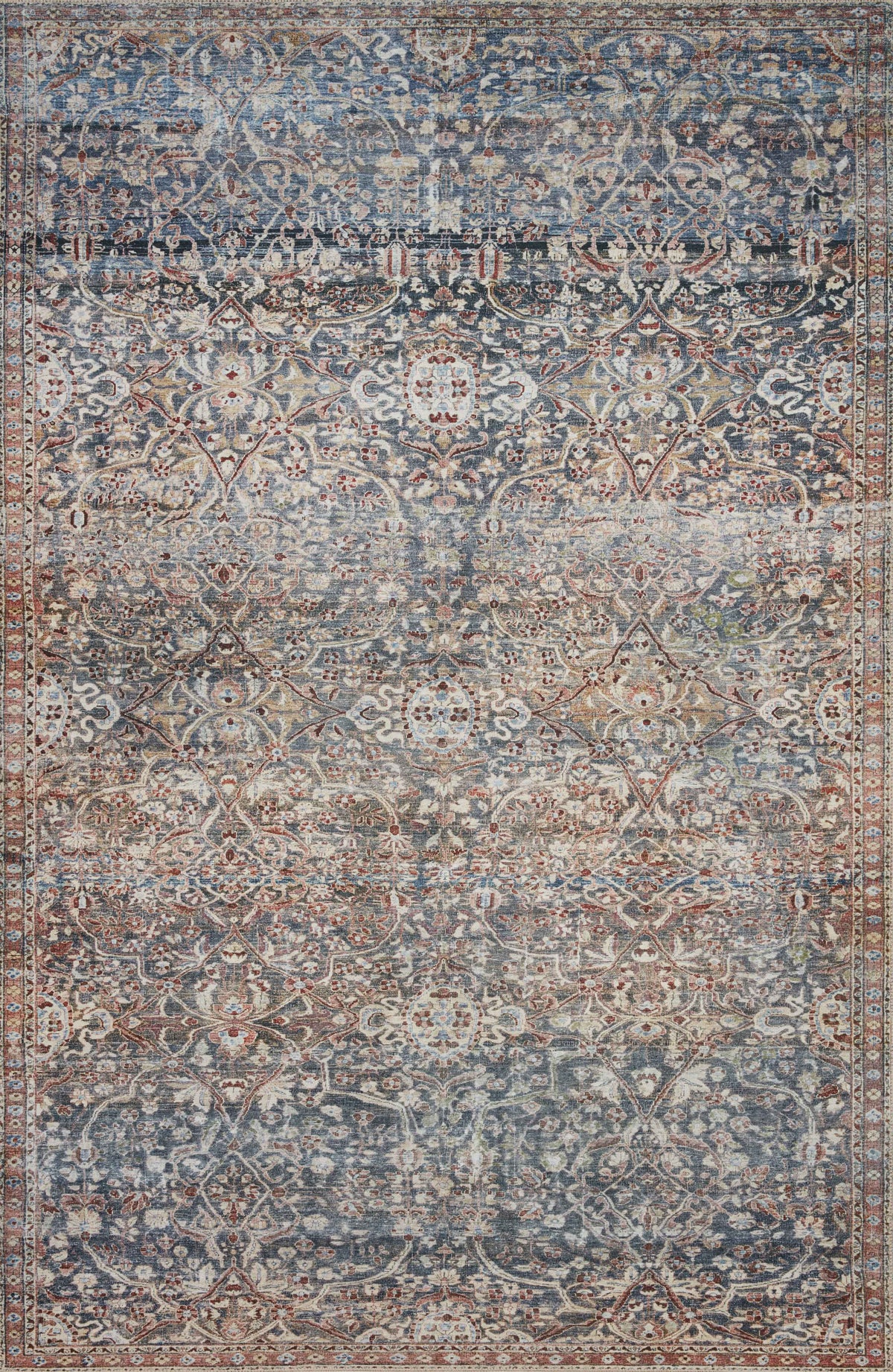 Denim Spice Rug 2.5' x 7'6 N95406