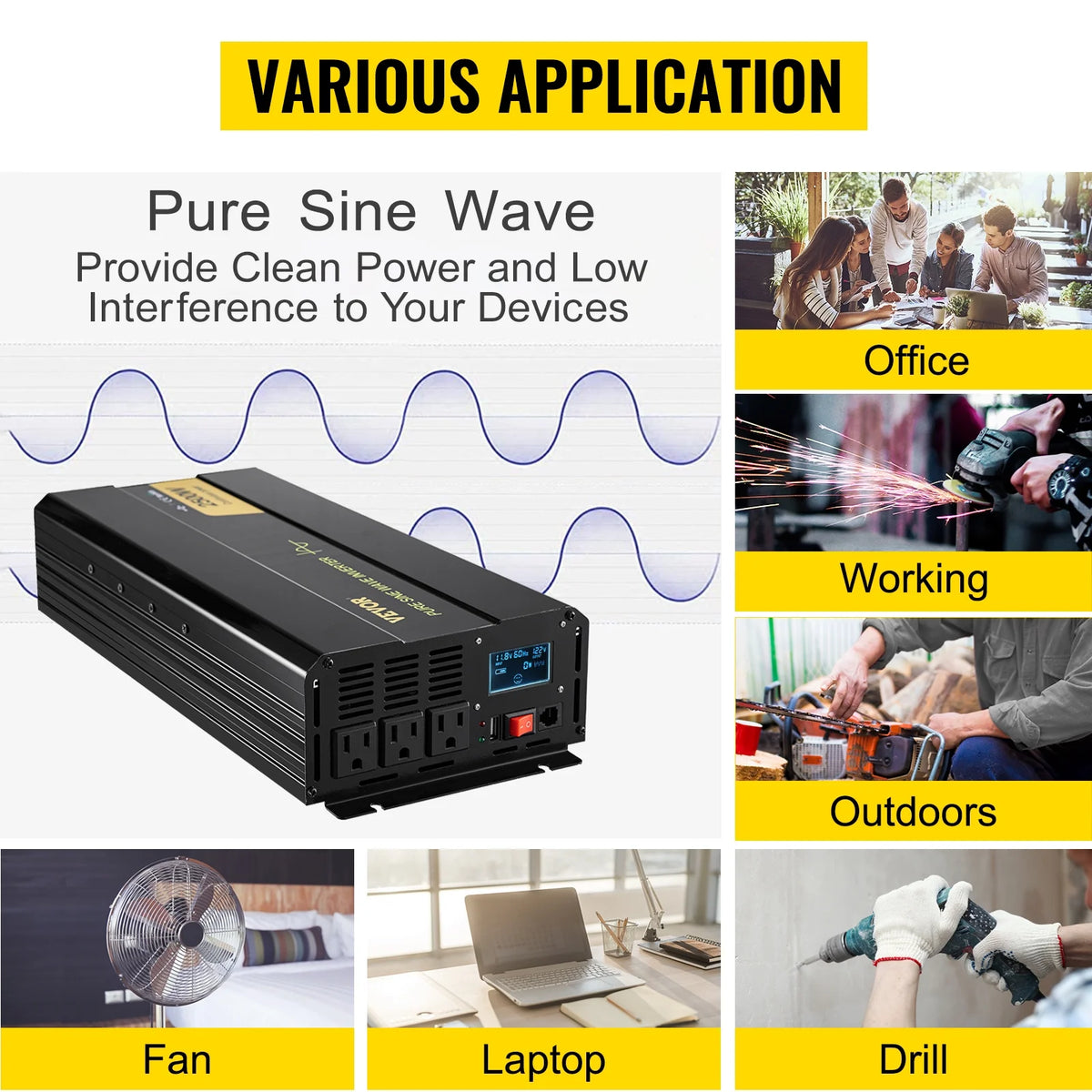 2500 W Pure Sine Wave Inverter Z848