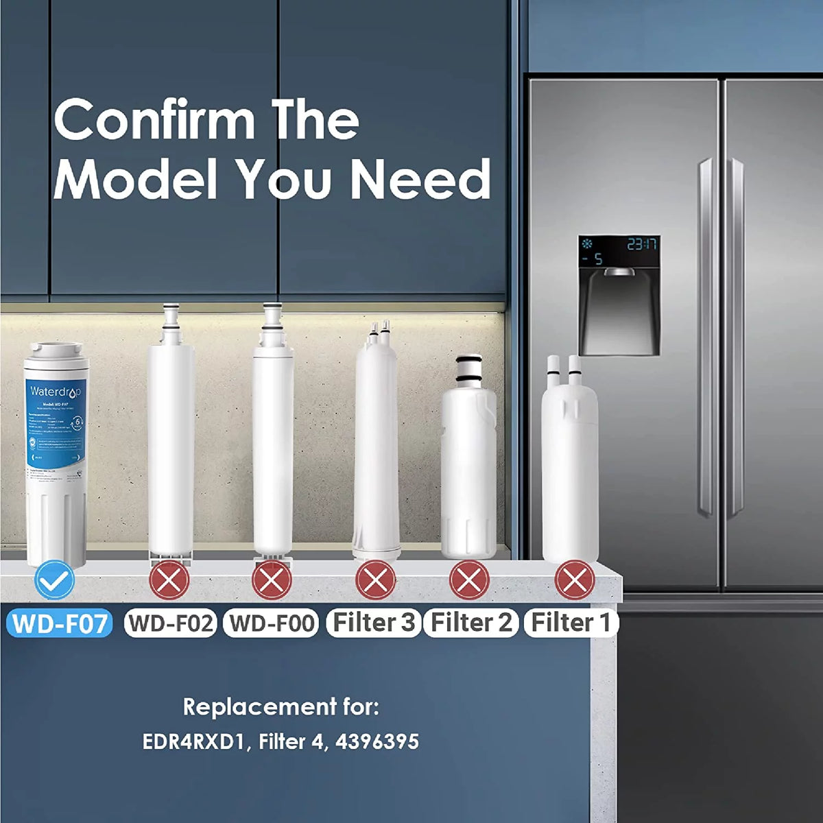 6 Pack Water Filter Replacement F9205
