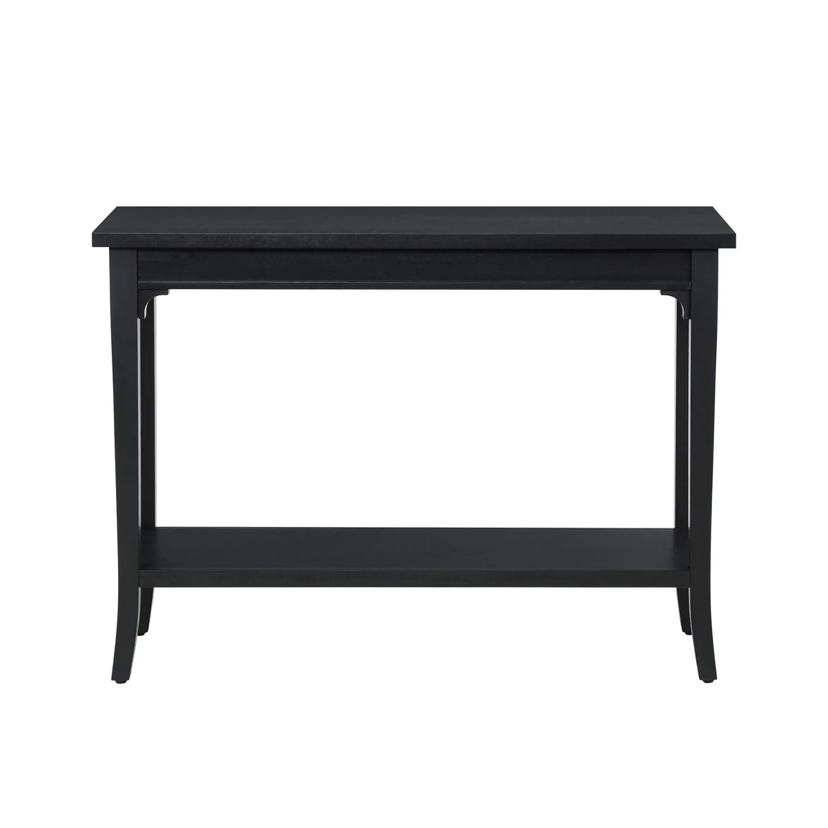 Console Table with Lower Shelf and Solid Wood Frame D10195