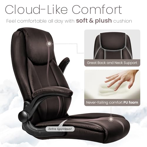 Ergonomic High Back Office Chair with Flip-up Arms G96820