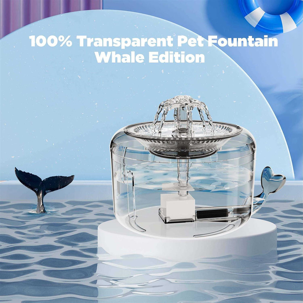 Automatic Cat Water Fountain 81oz/2.3L LED Light V716