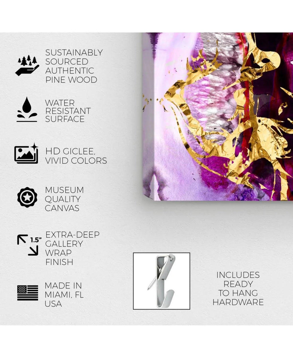 Smoking Agate Canvas Art A823