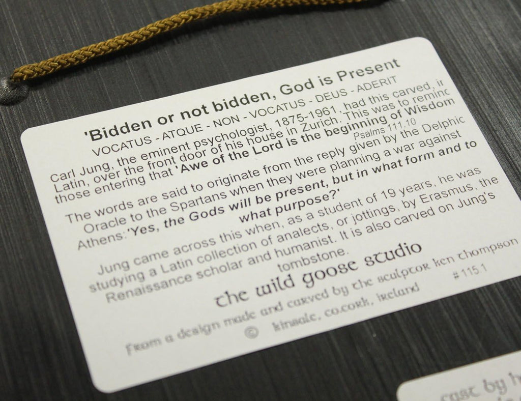 Irish Plaque Resin Casting Bronze Coated 8 1/4 Inches Tall by 6 3/4 Inches Wide Pack of 2 A185055