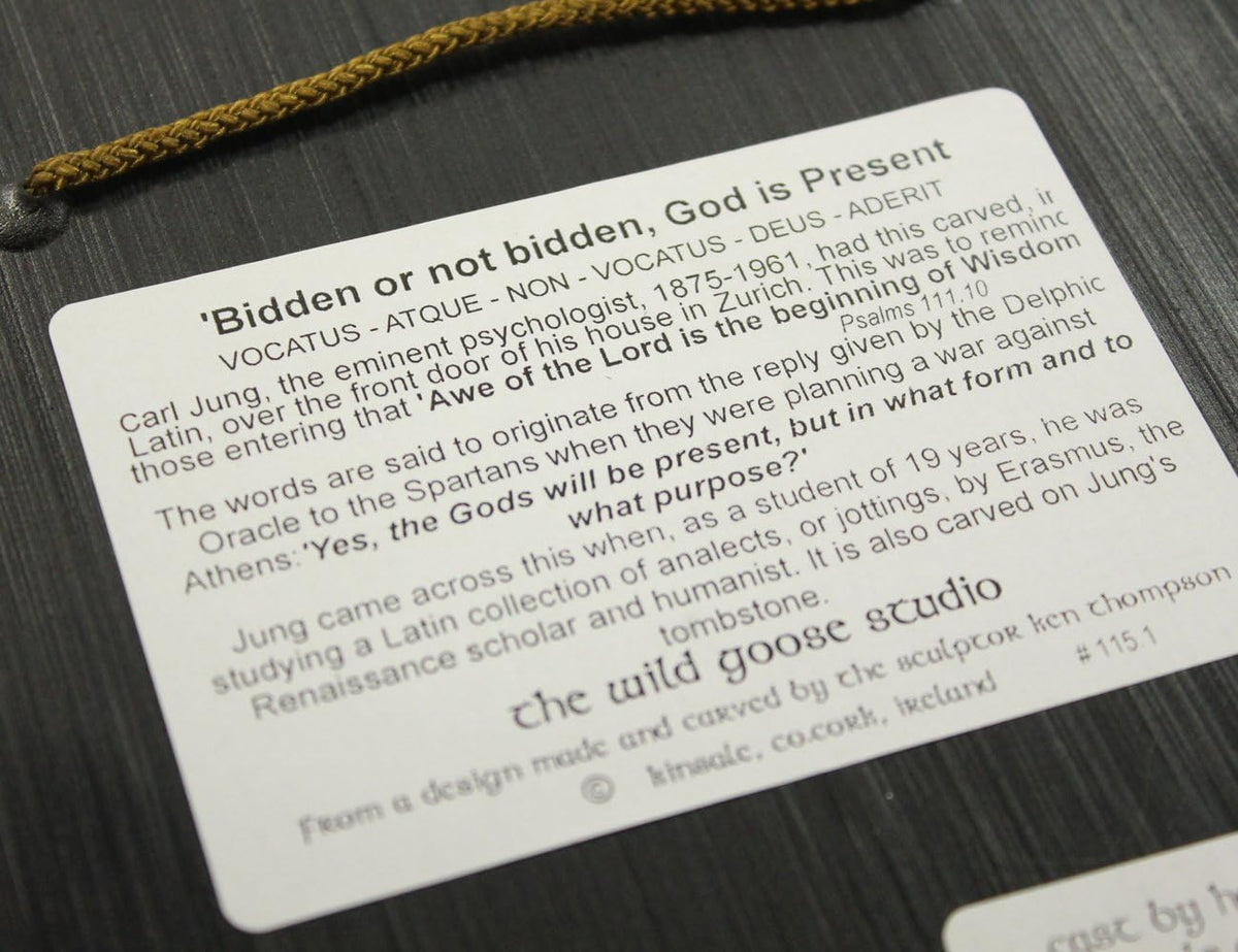 Irish Plaque Resin Casting Bronze Coated 8 1/4 Inches Tall by 6 3/4 Inches Wide Pack of 2 A185055