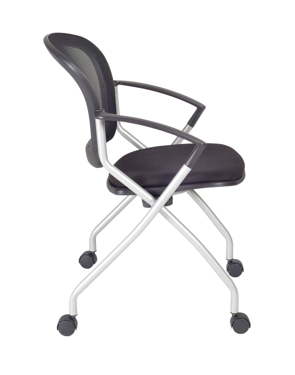 Mocha Walnut Training Table and 2 Nesting Chairs Z36324
