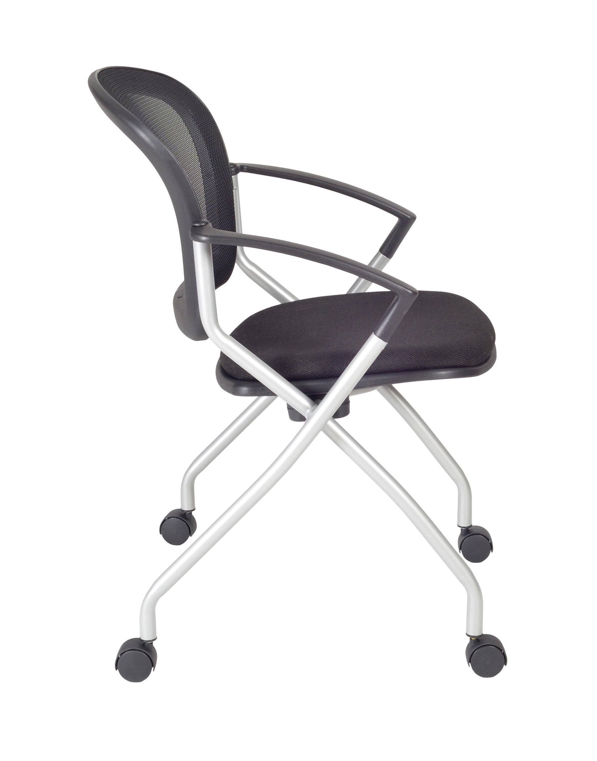 Mocha Walnut Training Table and 2 Nesting Chairs Z36324