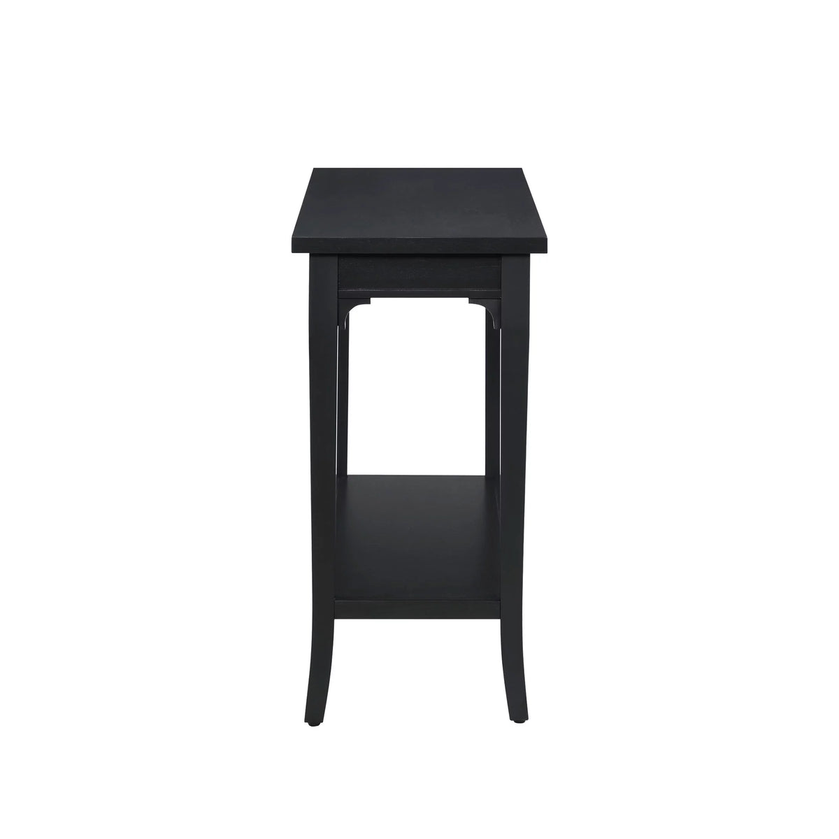 Console Table with Lower Shelf and Solid Wood Frame D10195