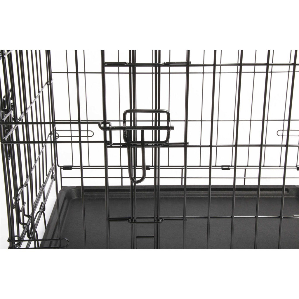 2-Door Folding Dog Crate L7323