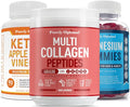 Keto Pills + Apple Cider Vinegar Capsules + Multi Collagen Powder + Magnesium Gummies D36928