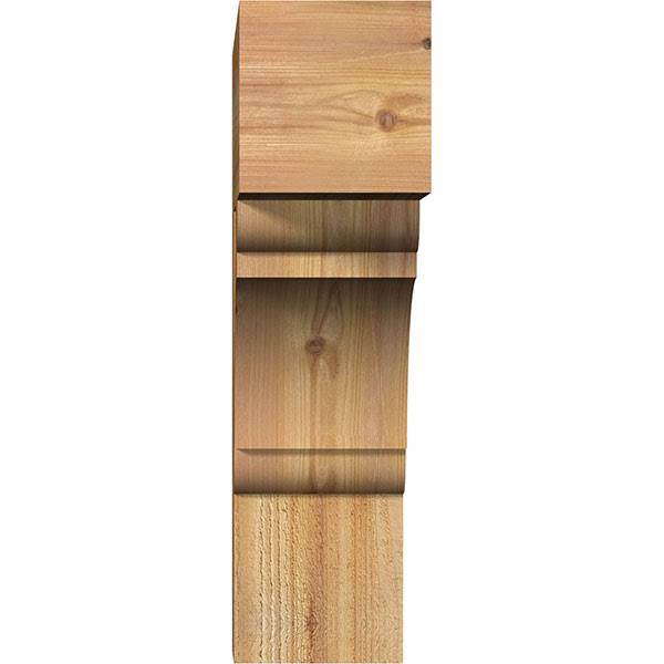 6x22W x 22x22D x 22x22H Western Red Cedar Bracket N4825