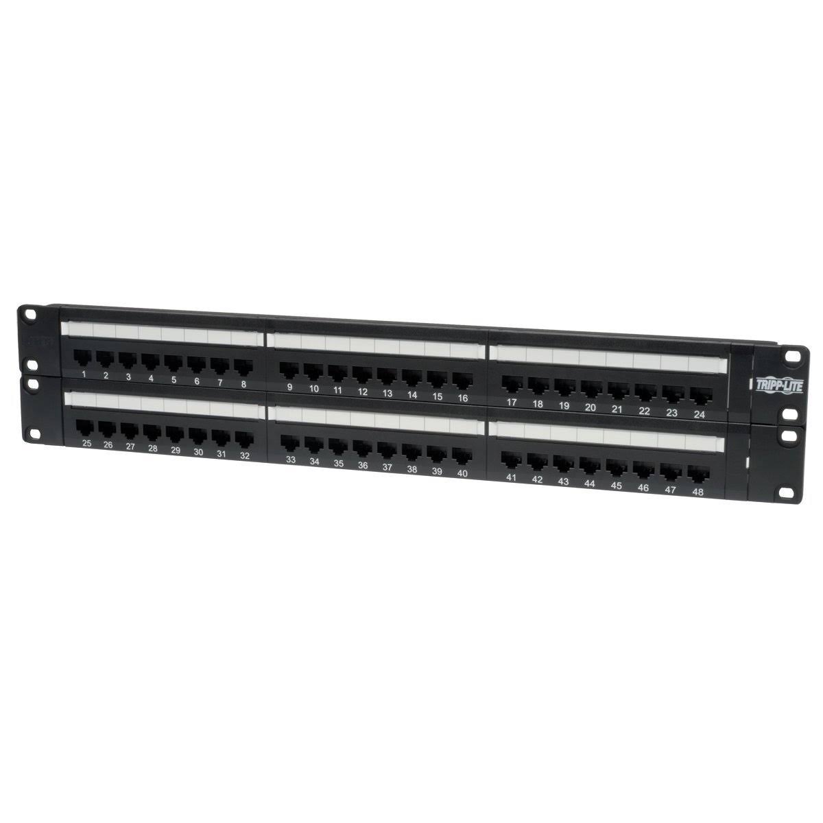 24-Port Cat6a Cat6 Cat5e Patch Panel A933