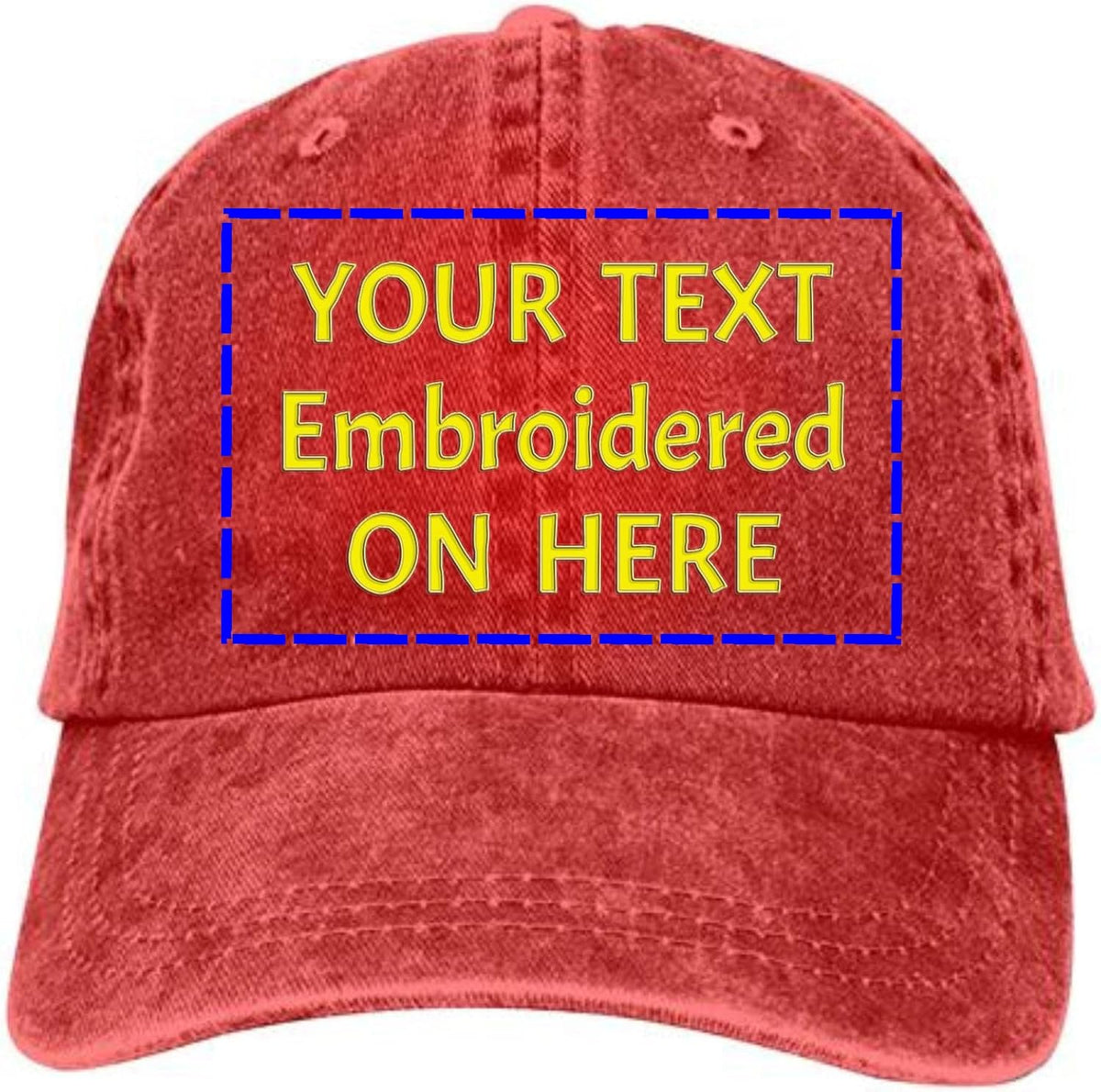 Embroidered Dad Hat with Strap Closure V480353
