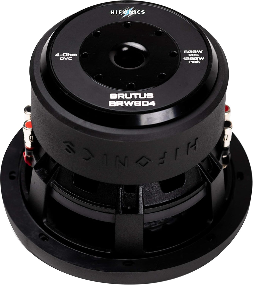 2 x 8 Inch Dual 4 Ohm Car Audio Subwoofer with Aluminum Die-Cast Basket Y102