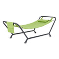 Polyester Hammock with Stand and Pillow W56775