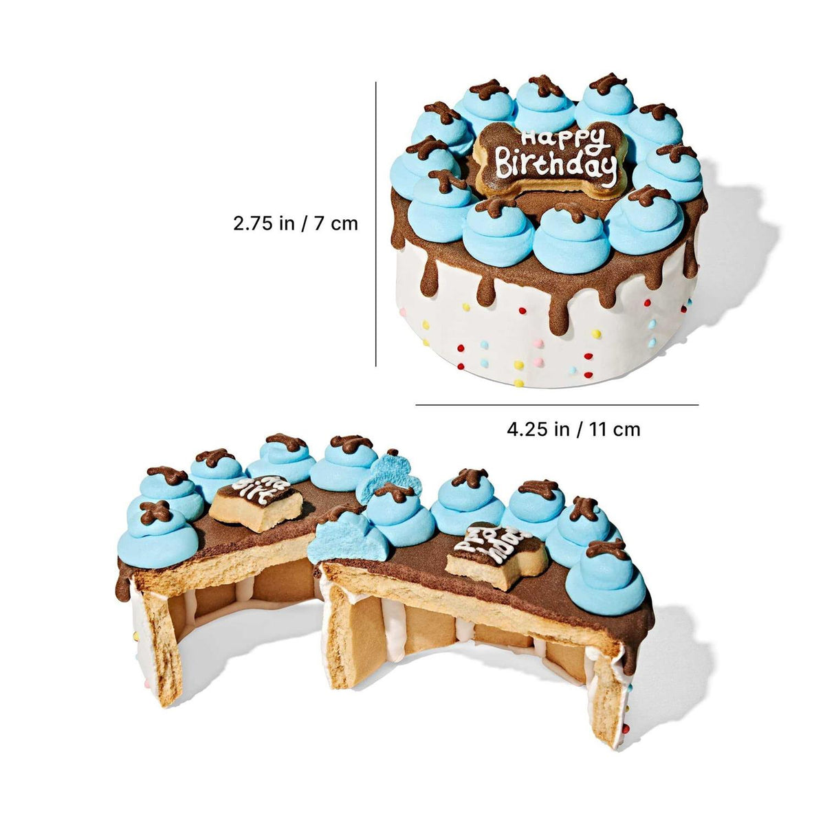 Dog Birthday Cookie Cake O6138