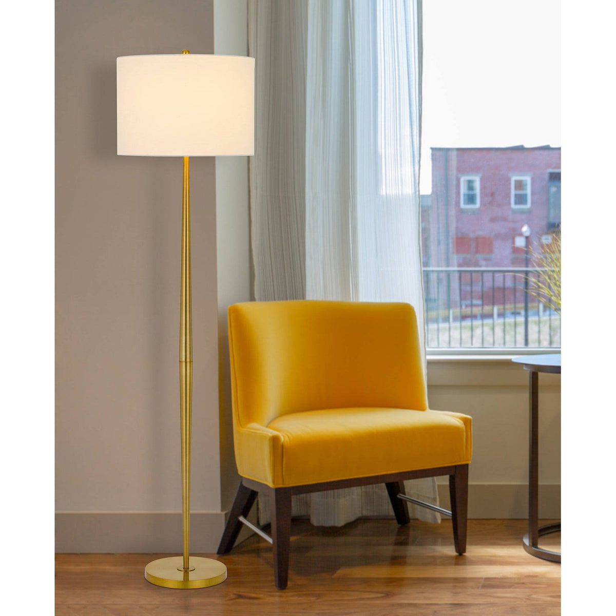 Antique Brass Floor Lamp B6253