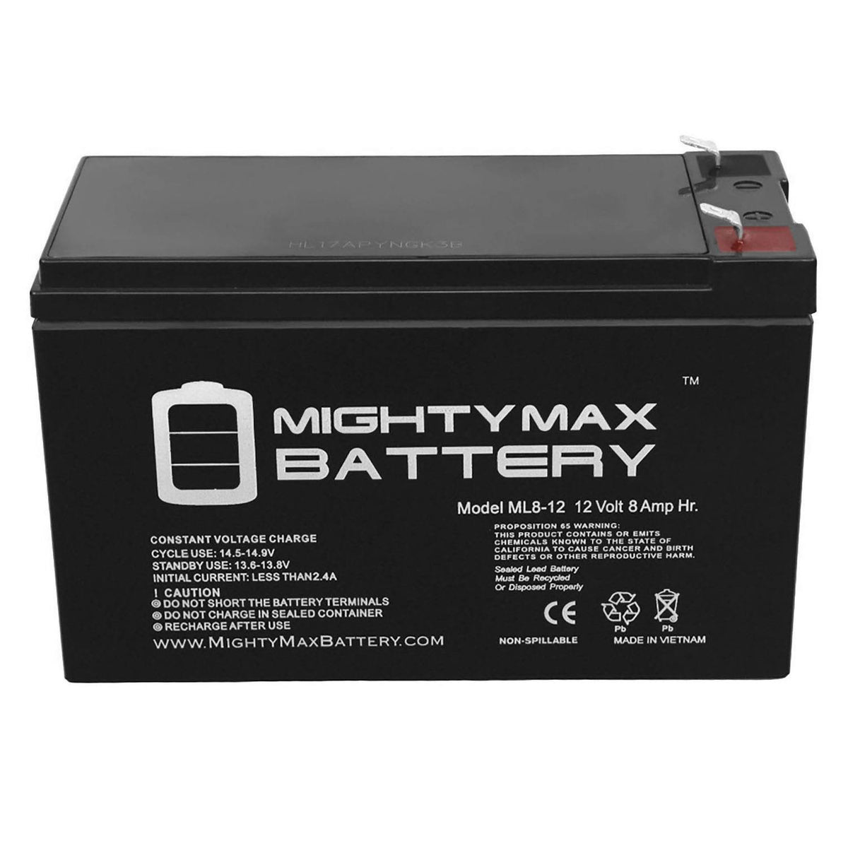 12V 8Ah SLA 4 Pack U858708