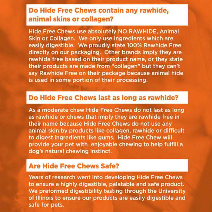 Hide Free Chicken Recipe Dog Chew H7907